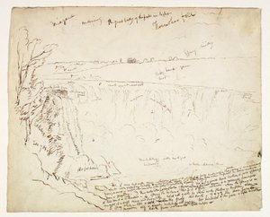 Cascate a ferro di cavallo, Niagara, mattina, c.1829 da Thomas Cole